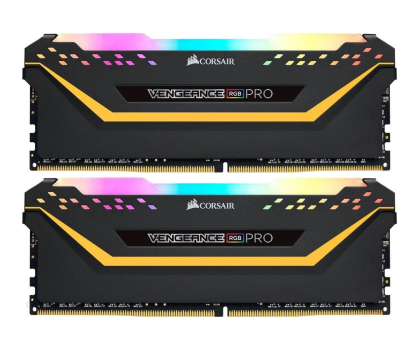 Pamięć RAM CORSAIR Pamięć DDR4 Vengeance RGB PRO 32GB/3200 (2*16GB) czarna CL16 TUF GAMING CMW32GX4M2E3200C16-TUF